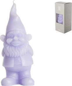 Gusta Kaars - Kabouter - ø7.5x19.5cm - Lila