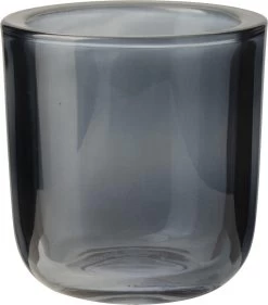 Gusta Glazen Theelichth. 7,5x8cm Blauw