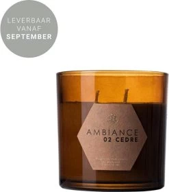 Gusta - Geurkaars - Ceder - Soja - ø10x10cm