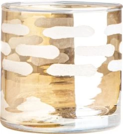 Gusta - Waxinelichthouder - Theelichthouder - Goud - ø8x8cm