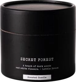 Gusta - Geurkaars - Zwart - Secret Forest - ø7x8cm -Gusta® 1112x1200