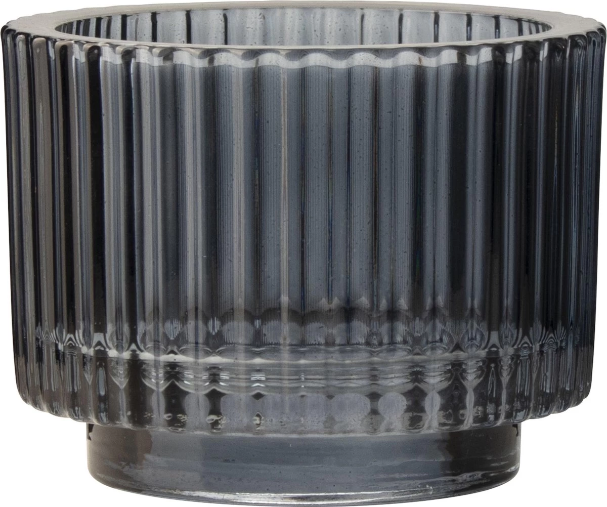 Gusta Theelichthouder Blauw - Waxinelichthouders - Glas - Ø 9 Centimeter X 7 Centimeter 3 Gusta Theelichthouder Blauw - Waxinelichthouders - Glas - Ø 9 Centimeter X 7 Centimeter