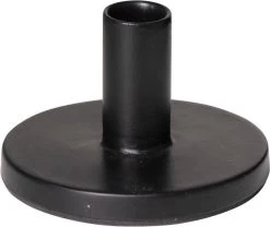 Gusta Dinerkaarshouder Metaal Zwart - Kandelaars - Metaal - Ø 10 Centimeter X 6 Centimeter