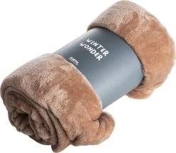 Gusta - Plaid - Fleece - Terracotta - 130x160cm