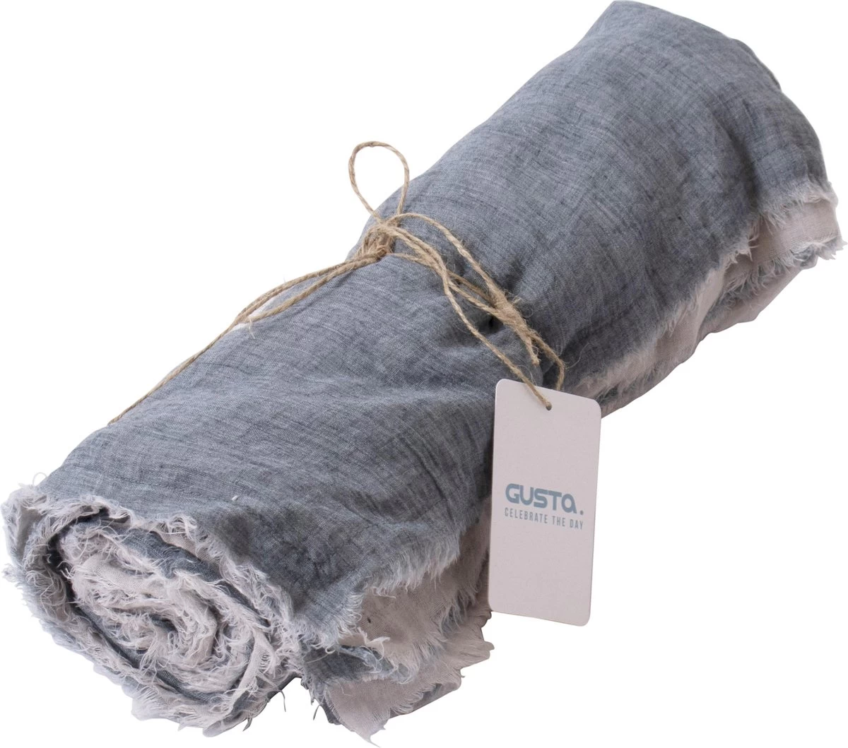 Gusta - Plaid - Blauw - 140x180cm 7 Gusta - Plaid - Blauw - 140x180cm - Afbeelding 5