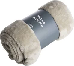 Gusta - Plaid - Lichtgroen - Fleece - 130x160cm