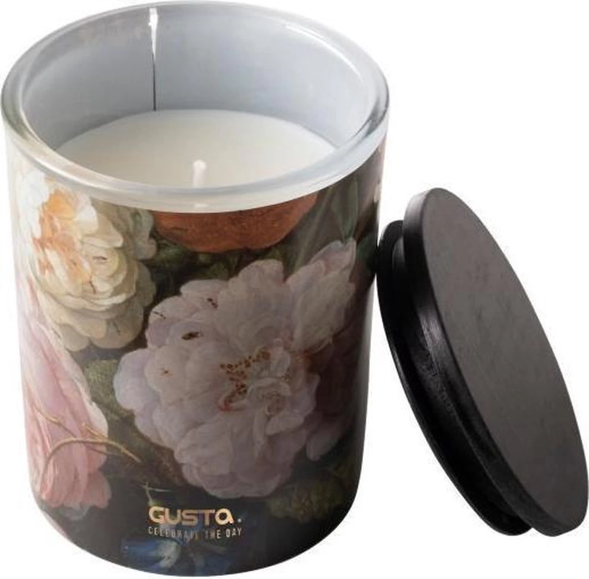 Gusta Hollandse Meesters - Geurkaars - Bloemen, Vanille, Cederhout - ø8x10cm 6 Gusta Hollandse Meesters - Geurkaars - Bloemen, Vanille, Cederhout - ø8x10cm - Afbeelding 4