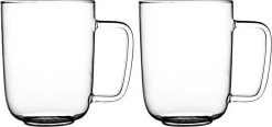 Gusta Fika - Glas - 400ml - Koffie Thee - Set 2 Stuks -Gusta® 1200x564