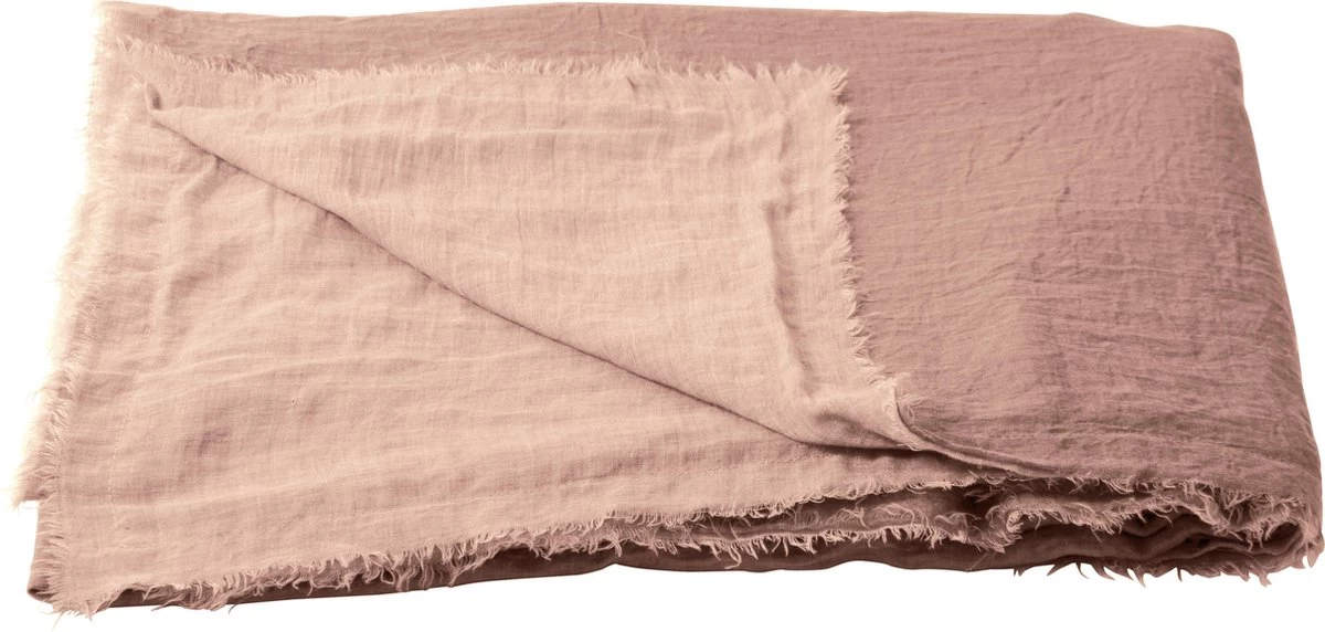 Gusta - Plaid - Koraal Roze - 140x180cm 6 Gusta - Plaid - Koraal Roze - 140x180cm - Afbeelding 4