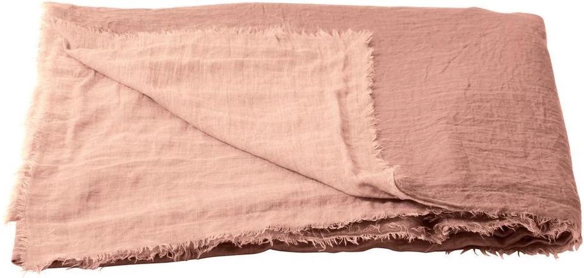 Gusta - Plaid - Koraal Roze - 140x180cm 9 Gusta - Plaid - Koraal Roze - 140x180cm - Afbeelding 7