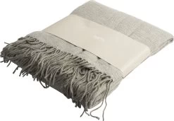 Gusta - Plaid - Grijs - Acryl - 125x150cm