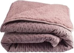 Gusta - Plaid - Oudroze - Teddy - 130x160cm