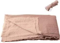 Gusta - Plaid - Koraal Roze - 140x180cm