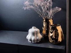 Gusta - Vaas - Goud - Gezicht - Dolomiet - ø15,5x19,5cm -Gusta® 1200x900 27