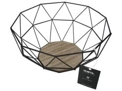 Gusta Fruitmand - Metaal - Hout - 26x25x12 Cm -Gusta® 1200x900 46
