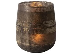 Gusta Theelichthouder Koper 8,5x11,5cm