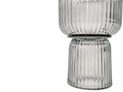 Gusta Waxinelichthouder Grijs - Waxinelichthouders - Glas - Ø 10,5 Centimeter X 15 Centimeter -Gusta® 1200x903