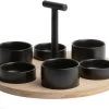 Gusta Lazy Susan Met Bakjes - Serveerplateau - Draaiplateau -Gusta® 1200x951