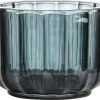 Gusta - Waxinelichthouder - Theelichthouder - Grijs - Smoked Glass - ø10,5x7,7cm -Gusta® 1200x973