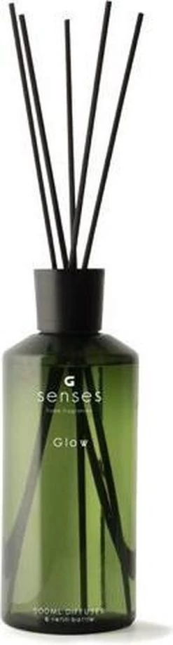 Gusta - Geurstokjes - Glow - 500ml - Groen