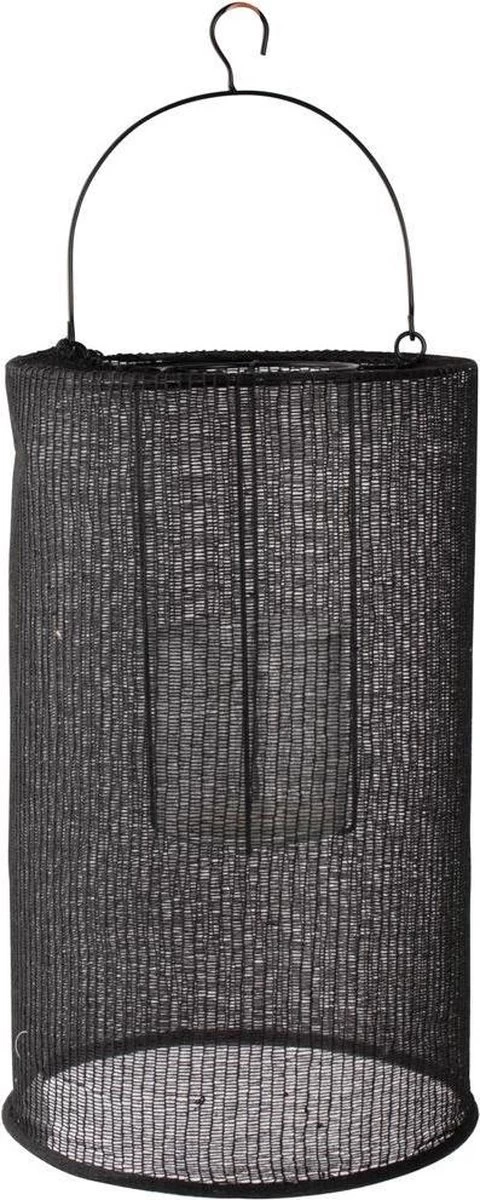 Lantaarn Katoen ø29x46cm Zwart 3 Lantaarn Katoen ø29x46cm Zwart