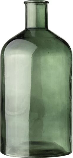 Gusta - Vaas - Groen - Glas - ø13,5x28cm