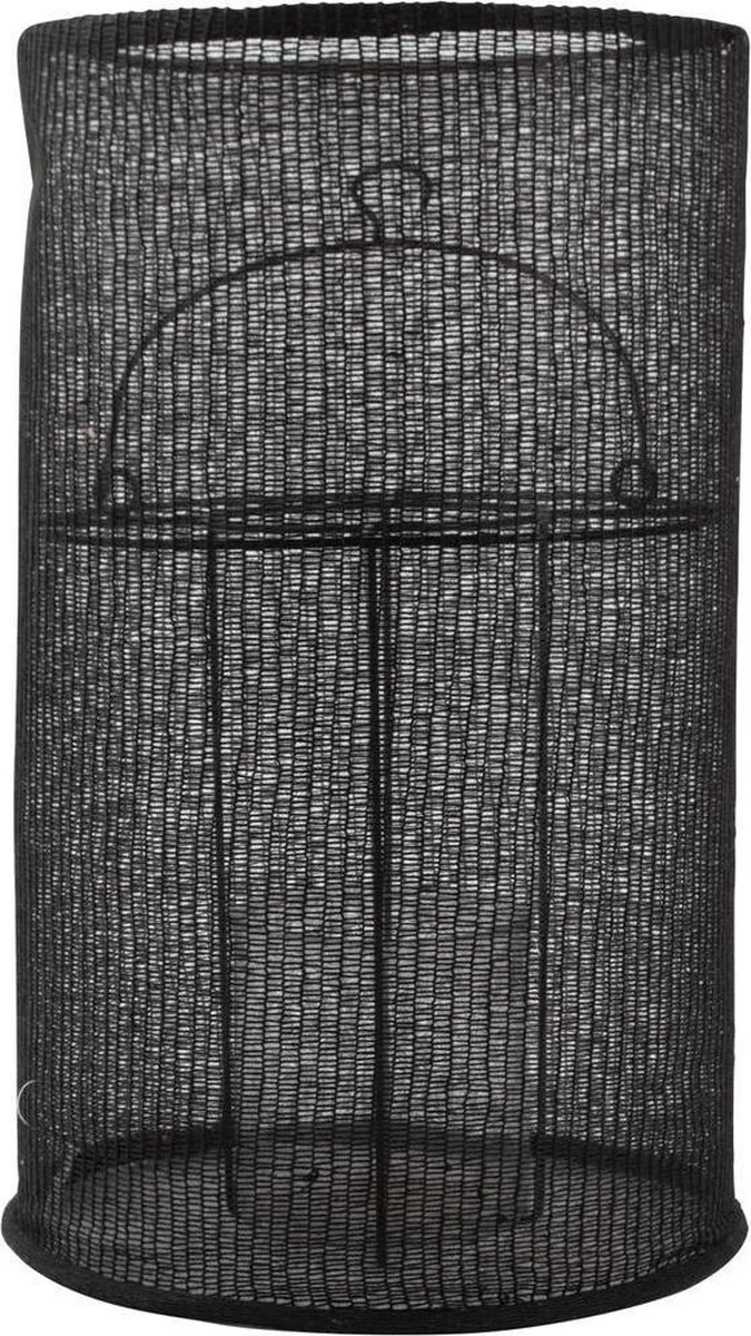 Lantaarn Katoen ø29x46cm Zwart 5 Lantaarn Katoen ø29x46cm Zwart - Afbeelding 3