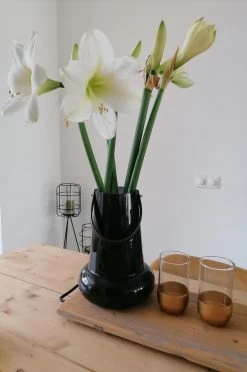 Zwart Grijs Lantaarn / Vaas / Glas / Gusta -Gusta® 796x1200