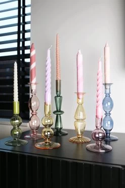 Gusta - Kandelaar - Oranje/Geel - ø9x20cm -Gusta® 799x1200 10