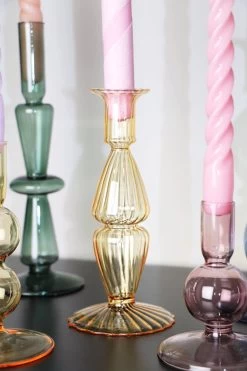 Gusta - Kandelaar - Oranje/Geel - ø9x20cm -Gusta® 799x1200 9