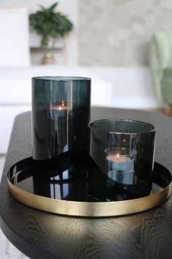 Gusta - Theelichthouder Ø10x16 Cm - Blauw -Gusta® 800x1200 20