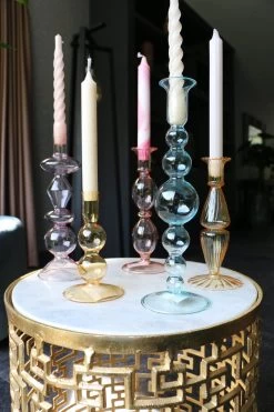 Gusta - Kandelaar - Oranje/Geel - ø9x20cm -Gusta® 800x1200 5