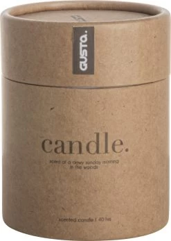 Gusta Geurkaars Ø8X10 Cm Taupe -Gusta® 854x1200