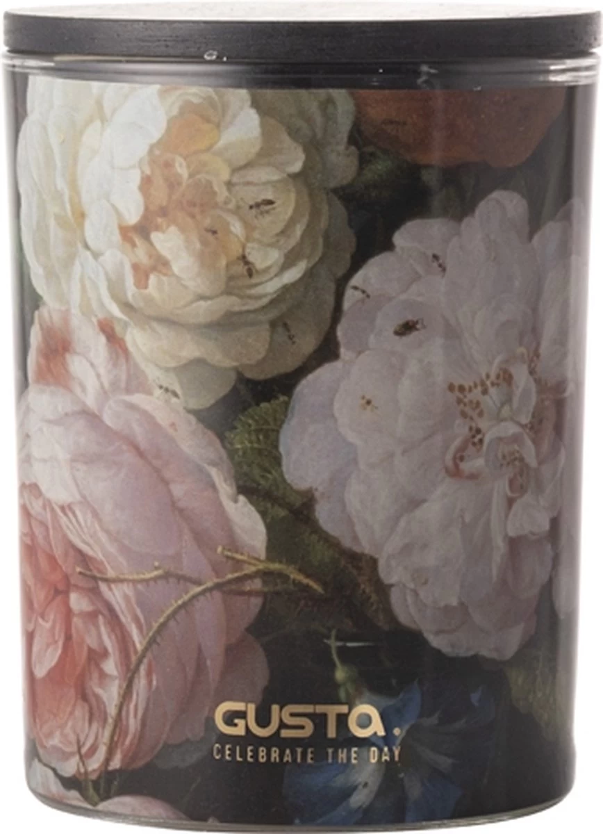 Gusta Hollandse Meesters - Geurkaars - Bloemen, Vanille, Cederhout - ø8x10cm 5 Gusta Hollandse Meesters - Geurkaars - Bloemen, Vanille, Cederhout - ø8x10cm - Afbeelding 3