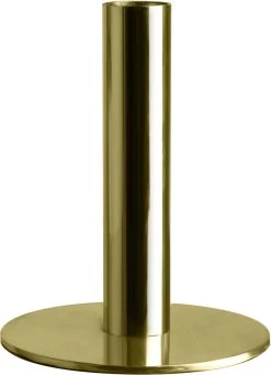 Kaarshouder Metaal ø10x12.6cm Goud - Gusta®