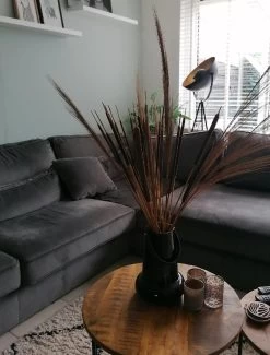 Zwart Grijs Lantaarn / Vaas / Glas / Gusta -Gusta® 912x1200