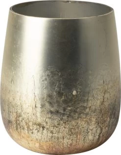 Gusta - Waxinelichthouder - Zilver Goud Koper - ø11x14cm