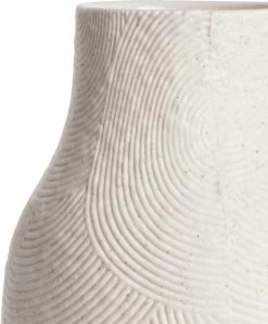 Vaas Lijnen Ø9,3X14,3 Cm Wit -Gusta® 995x1200